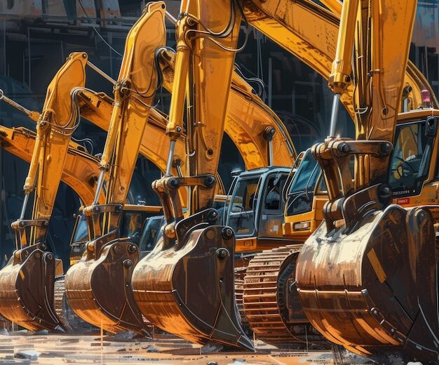 Săpat șanțuri pentru conducte de apă uzată industrială